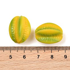Perles de résine opaques de la série fruits&nbsp;RE-CBAC4C7-11G