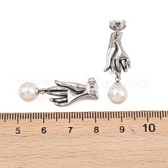 316 chirurgischer Edelstahl&nbsp;EJEW-C160-08P