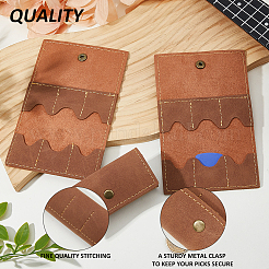 Porte-cartes en cuir pu&nbsp;OFST-WH0004-130AB-02