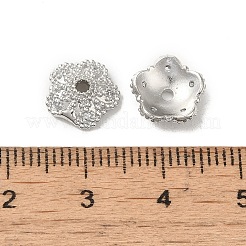 Tappi per perline in ottone con placcatura a cremagliera&nbsp;KK-B088-04C-P