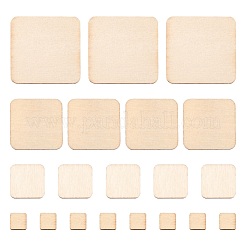 200 Stk. 4 Holzcabochons im Stil&nbsp;WOOD-LS0001-20