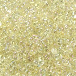 Perline di semi di vetro placcato colore ab&nbsp;SEED-L011-06B-05
