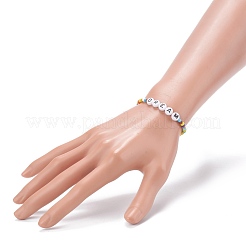 Perline di vetro si estendono bracciali&nbsp;BJEW-JB06120-01