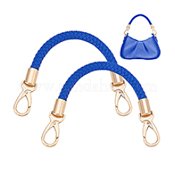 Manici per borsa in corda rotonda intrecciata in similpelle PU&nbsp;PURS-WH0001-84B