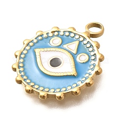 Pendentifs en acier inoxydable 304 avec placage ionique (IP)&nbsp;STAS-C115-084-03