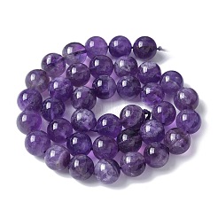 Natürlichen Amethyst Perlen Stränge&nbsp;G-R446-10mm-21-A