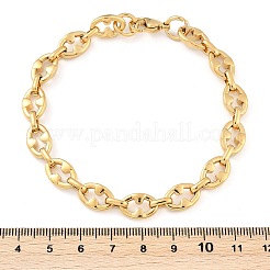 Bracelets à maillons ovales en acier inoxydable 304 pour femmes et hommes&nbsp;BJEW-F488-48A-G