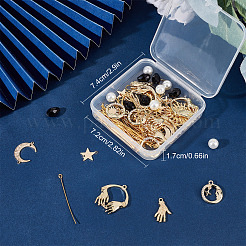 DIY-Set zur Herstellung von Ohrringen mit Sonne&nbsp;DIY-SC0020-86