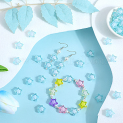 120pcs perles acryliques transparentes&nbsp;TACR-SP0001-11C