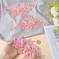 Accessori per costumi con paillettes ricamati in poliestere&nbsp;DIY-WH20025-016C