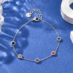 Bracelets à maillons en acier inoxydable 304&nbsp;BJEW-A047-01P-02