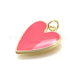 Pendentifs d'émail en laiton &nbsp;KK-K401-14G-08