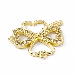 Pendentifs en laiton zircon cubique transparent&nbsp;KK-E068-VC021