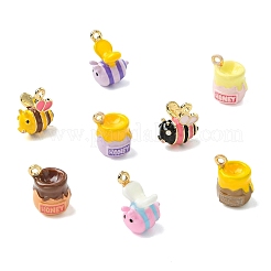 Colgantes de esmalte de aleación 8pcs 8 estilos&nbsp;ENAM-CJ0007-36