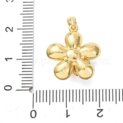 Colgantes de circonita cúbica púrpura micro pavé de latón&nbsp;KK-C264-07G