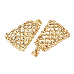 Pendentifs en laiton zircon cubique transparent&nbsp;KK-B184-01G-04