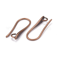 Ganci per orecchini in ottone 40pcs 5 colori per i disegni degli orecchini&nbsp;KK-LS0001-19
