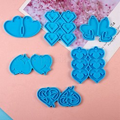 6 stücke diy anhänger silikonformen&nbsp;DIY-SZ0006-45