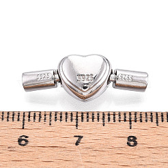 925 Sterling Silber europäischen Klammern&nbsp;STER-T007-141P