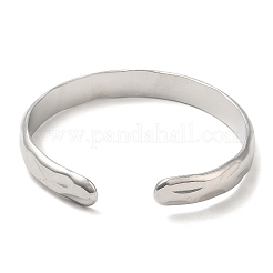 Bracelets manchettes en acier inoxydable 304 anti-ternissement&nbsp;BJEW-K267-03P