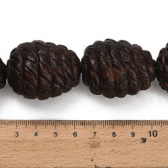 Perles européennes sculptées en bois de jujubier&nbsp;WD-CBAC5FE-02