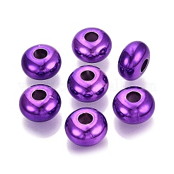 Perline europee in acrilico opaco con placcatura UV per San Valentino&nbsp;PACR-T017-19M-M5
