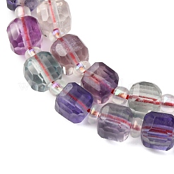 Fluorit natürlichen bunten Perlen Stränge&nbsp;G-H096-A01-02