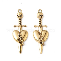 Lega stile tibetano grandi ciondoli&nbsp;PALLOY-B011-03AG