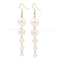 Perle di vetro orecchini pendenti&nbsp;EJEW-JE06463-02