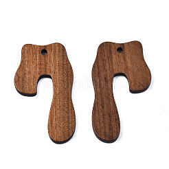 Pendentifs en bois de noyer&nbsp;WOOD-N011-005