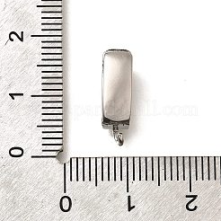 Messing-Mikropflaster mit klaren Zirkonia-Schnappverschlüssen&nbsp;KK-U055-16P