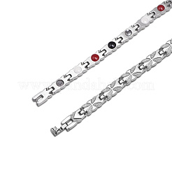 Bracelets de montre à chaîne panthère en acier inoxydable 304&nbsp;JB679A