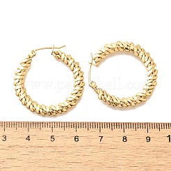 201 orecchini a cerchio in acciaio inossidabile&nbsp;EJEW-Q026-05G