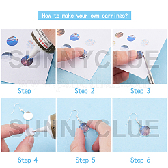 DIY Ohrring machen Kits&nbsp;DIY-SC0010-84S