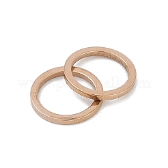 Placcatura ionica (ip) anello di collegamento in acciaio inossidabile 304&nbsp;STAS-S079-13-B02-RG-NF