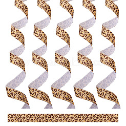Rubans gros-grain imprimés léopard&nbsp;OCOR-TA0001-24