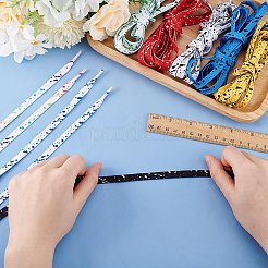 8 Paar flache Polyester-Schnürsenkel in 8 Farben&nbsp;FIND-GO0002-82