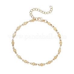 Pulseras de cadena de eslabones de acero inoxidable 304 para mujer&nbsp;BJEW-JB12686