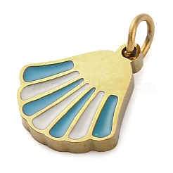Ionenplattierung (IP) 304 Edelstahl Emaille Charms&nbsp;STAS-Z104-07G