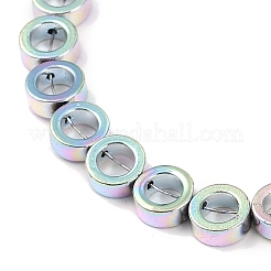 Backen Malerei synthetische nicht magnetische Hämatit Perlen Stränge&nbsp;G-A234-H03-01B