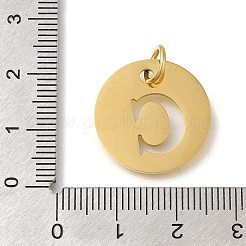 Placcatura ionica (ip) ciondoli in acciaio inossidabile 304&nbsp;STAS-M074-01G-C