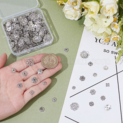 320 pièces 8 styles capuchons de perles en alliage de style tibétain&nbsp;FIND-UN0009-94