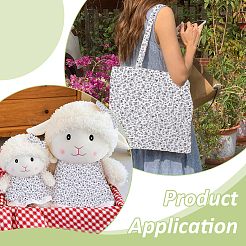 Baumwollstoff mit Blumenmuster&nbsp;DIY-WH0671-238A
