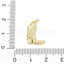 Pendenti in zirconi cubici trasparenti in micro pavè di ottone&nbsp;KK-G522-04G