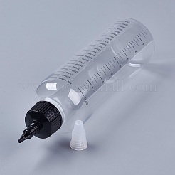 Durchsichtige leere Plastikflasche für Haustiere&nbsp;TOOL-WH0090-02C