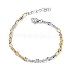 Bracelets à maillons en acier inoxydable 304 pour femmes&nbsp;BJEW-D466-08A-GP
