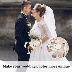 Corsages de poignet en cordon de coton macramé pour mariage&nbsp;DIY-OC00003