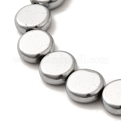 Fili di perline di ematite sintetica non magnetica elettrolitica&nbsp;G-L613-L01-01A
