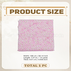 1.5 Yards Polyester-Blumenmusterstoff&nbsp;DIY-LP0006-03B