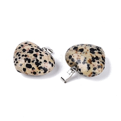 Dalmate jaspe naturels pendentifs&nbsp;G-N362-05P-09